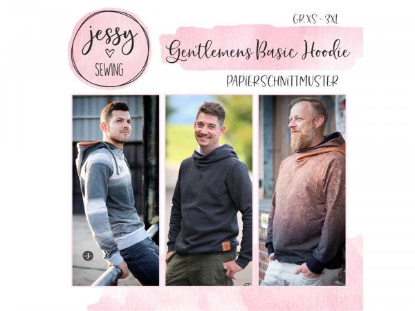 Schnittmuster Gentlemens Basic Hoddie by Jessy Sewing